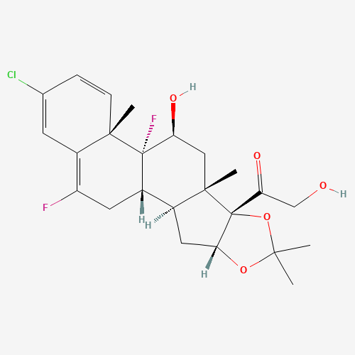 3-Chlorofluocinolone acetonide (CAS: 87138-77-0) - Related Chemical Product