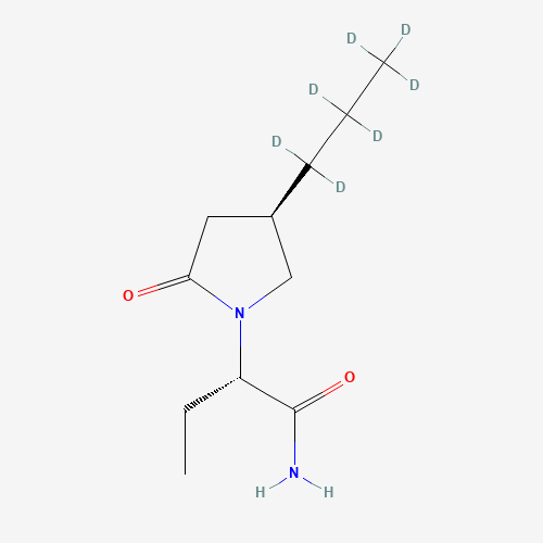 (2S)-2-[(4S)-4-(1,1,2,2,3,3,3-heptadeuteriopropyl)-2-oxopyrrolidin-1-yl]butanamide (CAS: 1202896-51-2) - Related Chemical Product