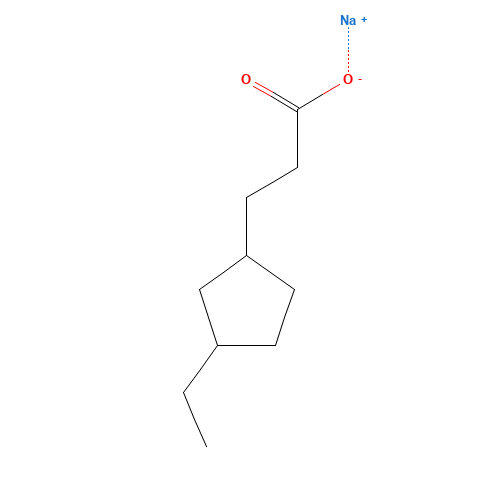 sodium;3-(3-ethylcyclopentyl)propanoate (CAS: 61790-13-4) - Related Chemical Product