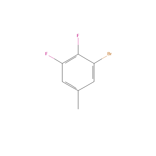 3-Bromo-4,5-difluorotoluene (CAS: 1143502-74-2) - Chemical Structure and Molecular Formula 