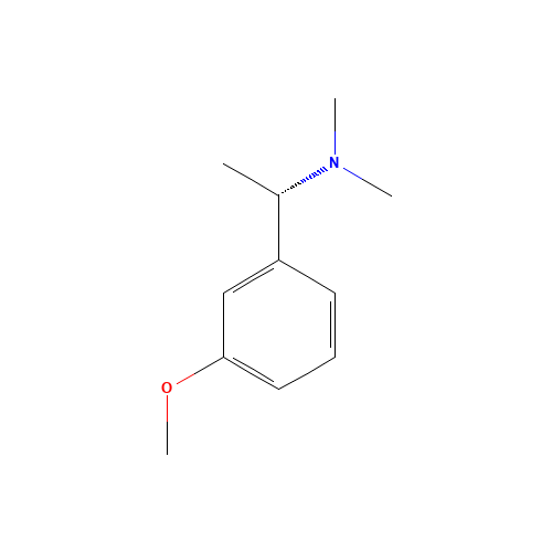 (1S)-1-(3-methoxyphenyl)-N,N-dimethylethanamine (CAS: 889443-69-0) - Chemical Structure and Molecular Formula 