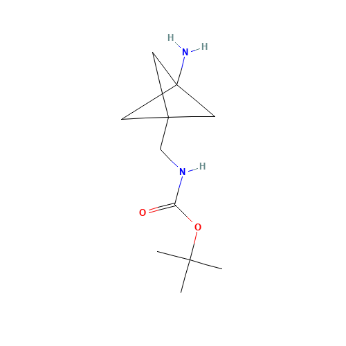 tert-butyl N-[(3-amino-1-bicyclo[1.1.1]pentanyl)methyl]carbamate (CAS: 1630906-49-8) - Related Chemical Product