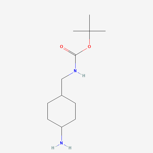 tert-butyl N-[(4-aminocyclohexyl)methyl]carbamate (CAS: 296270-94-5) - Chemical Structure and Molecular Formula 