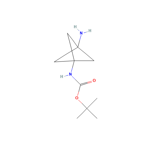 tert-butyl N-(1-amino-3-bicyclo[1.1.1]pentanyl)carbamate (CAS: 1638767-25-5) - Related Chemical Product