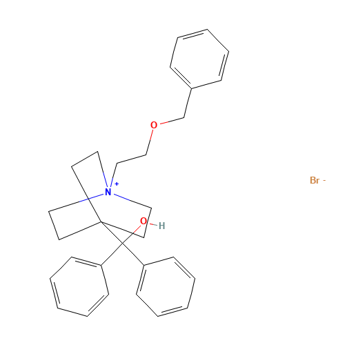 Umeclidinium bromide (CAS: 869113-09-7) - Chemical Structure and Molecular Formula 