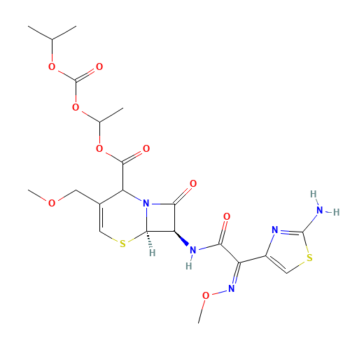 Cefpodoxime Proxetil EP Impurity C (CAS: 339528-86-8) - Chemical Structure and Molecular Formula 