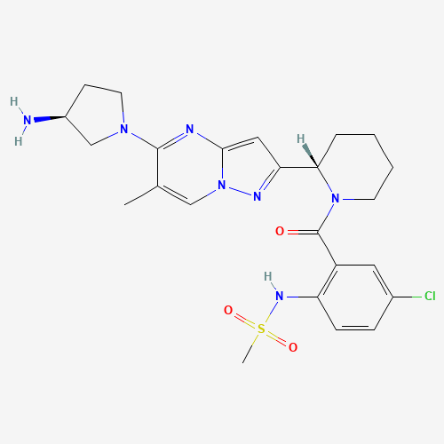 Presatovir (CAS: 1353625-73-6) - Chemical Structure and Molecular Formula 