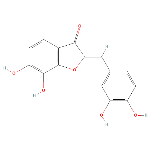 (2Z)-2-[(3,4-dihydroxyphenyl)methylidene]-6,7-dihydroxy-1-benzofuran-3-one (CAS: 576-02-3) - Related Chemical Product
