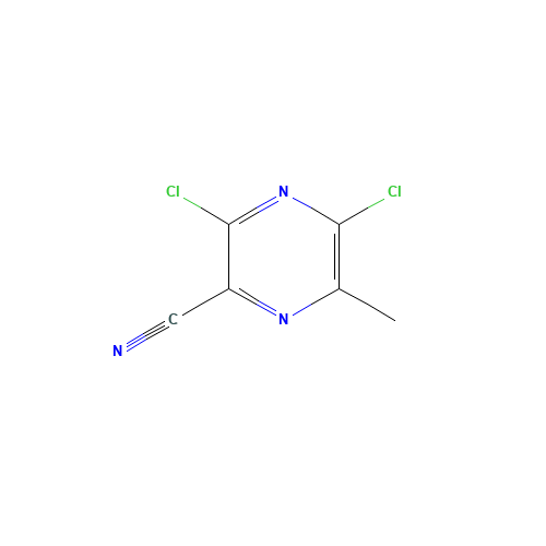 3,5-dichloro-6-methylpyrazine-2-carbonitrile (CAS: 89284-80-0) - Related Chemical Product