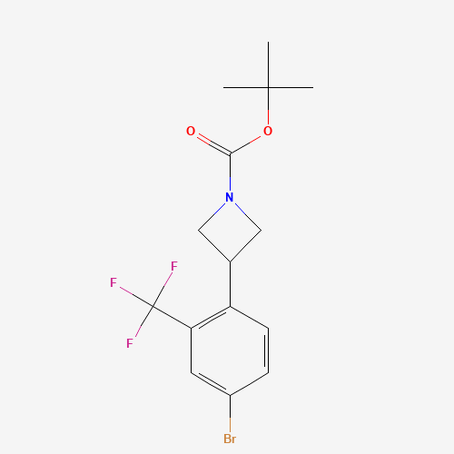 1-((l1-methyl)(l1-oxidanyl)boranyl)-3-(4-bromo-2-(trifluoromethyl)phenyl)azetidine (CAS: 2222935-73-9) - Related Chemical Product