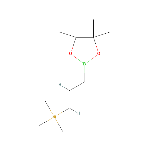 (E)-trimethyl(3-(4,4,5,5-tetramethyl-1,3,2-dioxaborolan-2-yl)prop-1-en-1-yl)silane (CAS: 79309-68-5) - Related Chemical Product