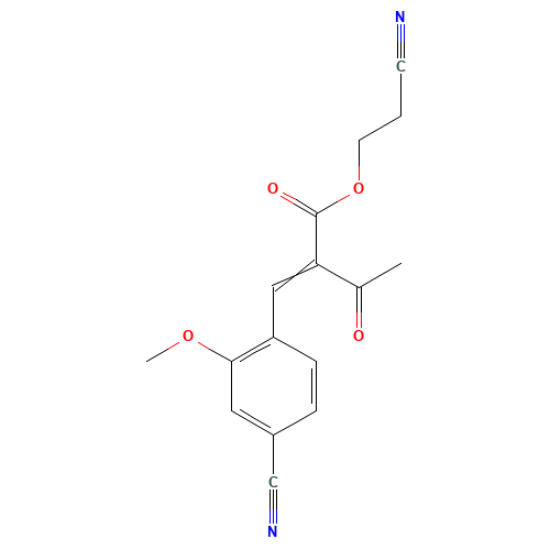 (Z)-2-cyanoethyl 2-(4-cyano-2-methoxybenzylidene)-3-oxobutanoate (CAS: 1050477-39-8) - Related Chemical Product