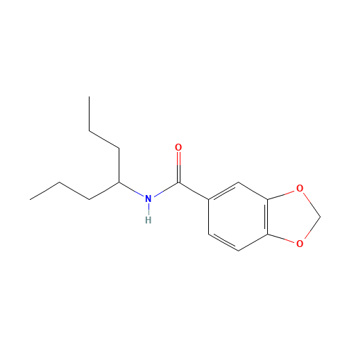 N-(heptan-4-yl)benzo[d][1,3]dioxole-5-carboxamide  (CAS: 745047-51-2) - Related Chemical Product