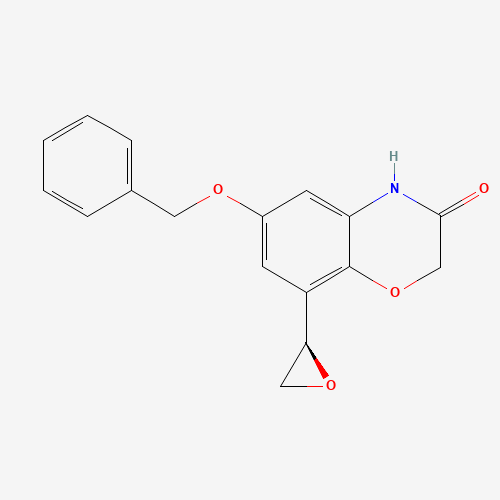 (R)-6-(benzyloxy)-8-(oxiran-2-yl)-2H-benzo[b][1,4]oxazin-3(4H)-one (CAS: 869478-12-6) - Related Chemical Product