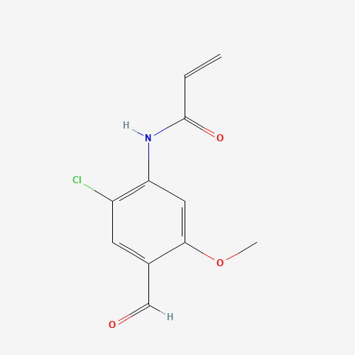 N-(2-Chloro-4-formyl-5-methoxyphenyl)acrylamide (CAS: 1251456-87-7) - Related Chemical Product