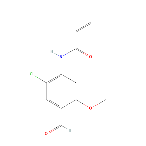 N-(2-Chloro-4-formyl-5-methoxyphenyl)acrylamide (CAS: 1251456-87-7) - Related Chemical Product
