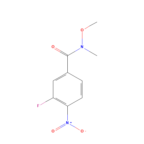 3-Fluoro-N-methoxy-N-methyl-4-nitrobenzamide (CAS: 863604-64-2) - Related Chemical Product