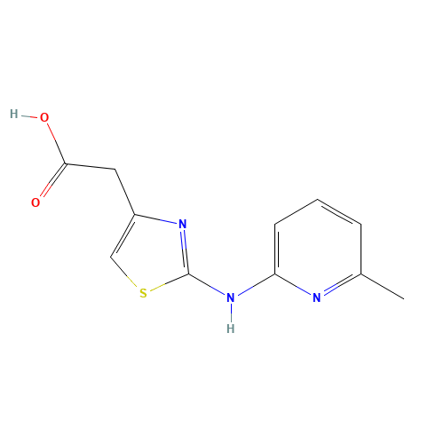 {2-[(6-Methylpyridin-2-yl)amino]-1,3-thiazol-4-yl}acetic acid (CAS: 1283109-29-4) - Related Chemical Product