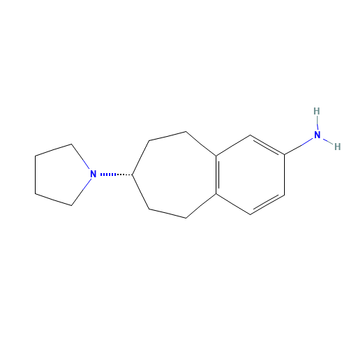 (S)-7-(Pyrrolidin-1-yl)-6,7,8,9-tetrahydro-5H-benzo[7]annulen-2-amine (CAS: 2045894-03-7) - Related Chemical Product