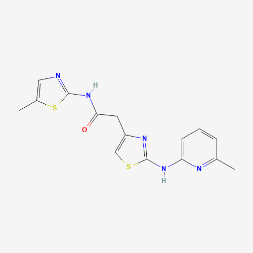 2-(2-((6-methylpyridin-2-yl)amino)thiazol-4-yl)-N-(5-methylthiazol-2-yl)acetamide (CAS: 1226443-41-9) - Related Chemical Product