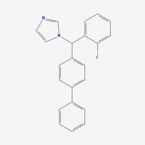 1-([1,1'-Biphenyl]-4-yl(2-fluorophenyl)methyl)-1H-imidazole (CAS: 2901106-69-0) - Related Chemical Product