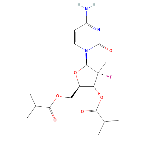 Mericitabine (CAS: 940908-79-2) - Chemical Structure and Molecular Formula 