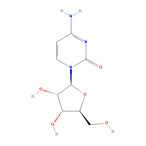 4-Amino-1-((2S,3S,4R,5S)-3,4-dihydroxy-5-(hydroxymethyl)tetrahydrofuran-2-yl)pyrimidin-2(1H)-one (CAS: 26524-60-7) - Related Chemical Product