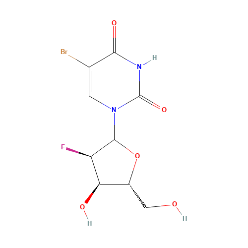 5-Bromo-1-(2-fluoro-2-deoxyribofuranosyl)uracil (CAS: 55612-18-5) - Related Chemical Product