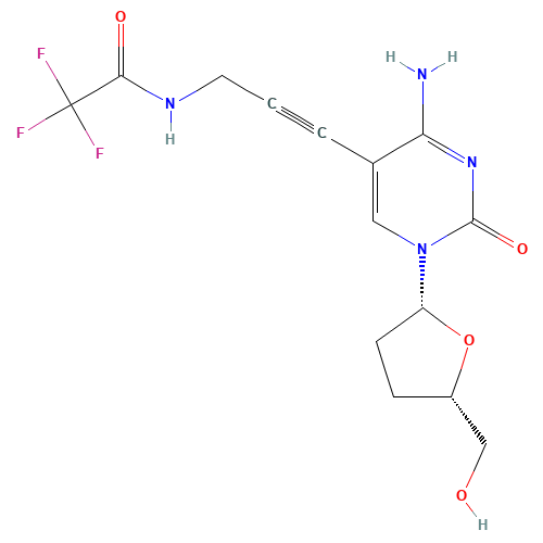 5-TFA-ap-ddC (CAS: 114748-58-2) - Chemical Structure and Molecular Formula 