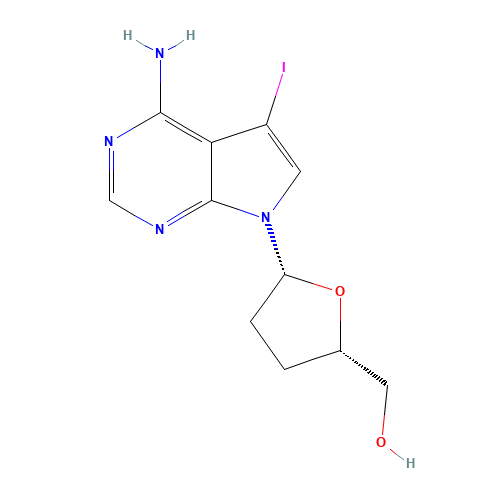 7-Iodo-2',3'-dideoxy-7-deazaadenosine (CAS: 114748-70-8) - Related Chemical Product