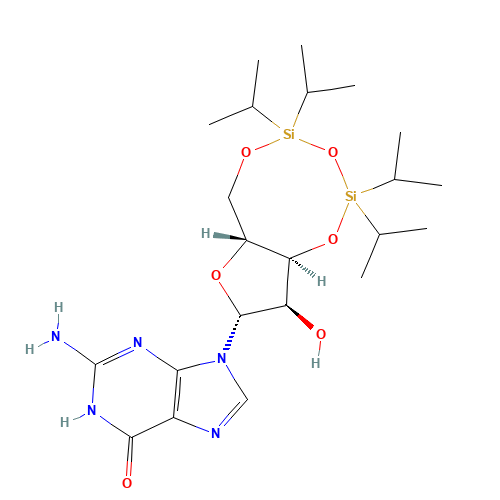 3',5'-O-(1,1,3,3-Tetraisopropyl-1,3-disiloxanediyl)guanosine (CAS: 69304-44-5) - Related Chemical Product