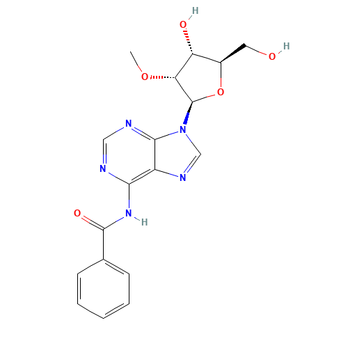 N6-Benzoyl-2'-O-methyl-adenosine (CAS: 85079-00-1) - Related Chemical Product