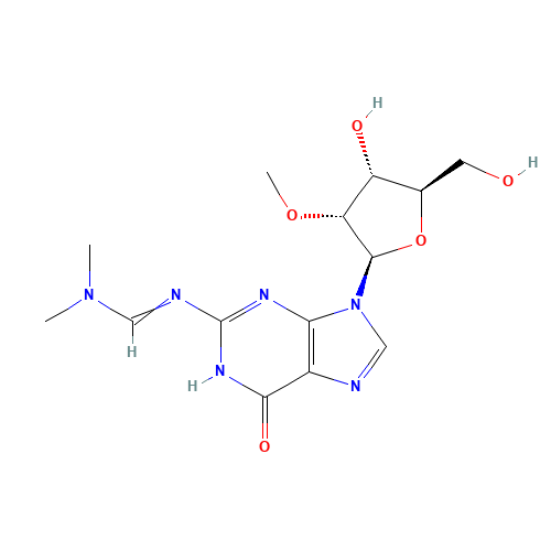 N2-Dimethylformamidine-2'-O-methyl-guanosine (CAS: 183737-04-4) - Related Chemical Product