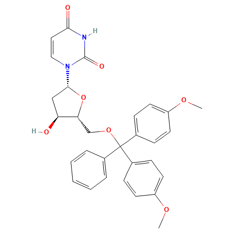 5'-O-(4,4'-Dimethoxytrityl)-2'-deoxyuridine (CAS: 23669-79-6) - Related Chemical Product