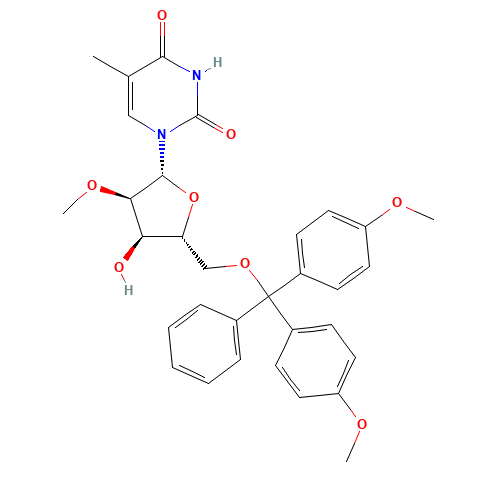5'-O-(Dimethoxytrityl)-2'-o-methyl-5-methyluridine (CAS: 153631-19-7) - Related Chemical Product