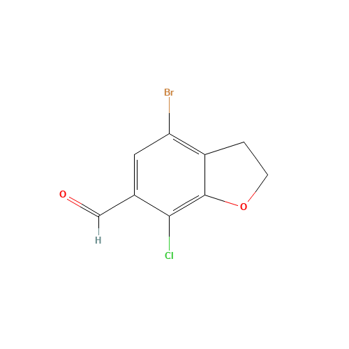 4-bromo-7-chloro-2,3-dihydrobenzofuran-6-carbaldehyde (CAS: 1415477-22-3) - Related Chemical Product