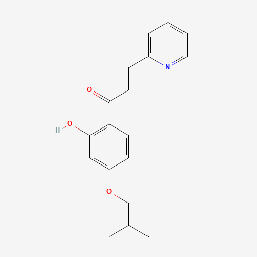 1-[2-hydroxy-4-(2-methylpropoxy)phenyl]-3-pyridin-2-ylpropan-1-one (CAS: 1190230-47-7) - Related Chemical Product