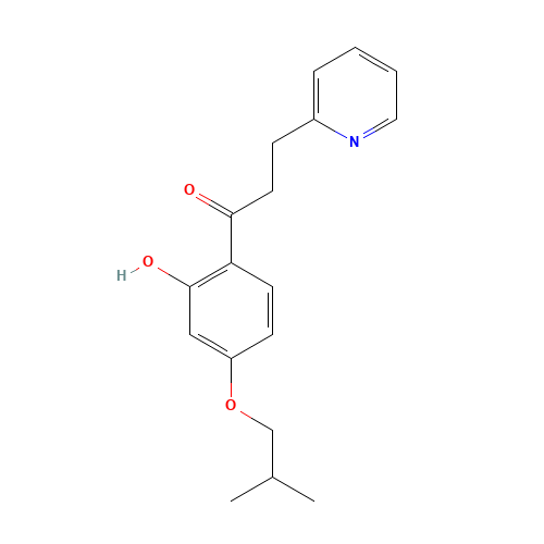 1-[2-hydroxy-4-(2-methylpropoxy)phenyl]-3-pyridin-2-ylpropan-1-one (CAS: 1190230-47-7) - Related Chemical Product