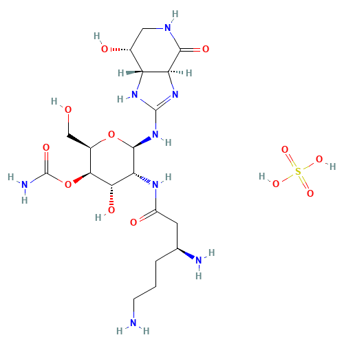 Nourseothricin Sulfate (CAS: 96736-11-7) - Chemical Structure and Molecular Formula 