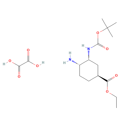 (1S,3R,4S)-Ethyl 4-Amino-3-((tert-butoxycarbonyl)amino)cyclohexanecarboxylate oxalate (CAS: 1093351-24-6) - Related Chemical Product