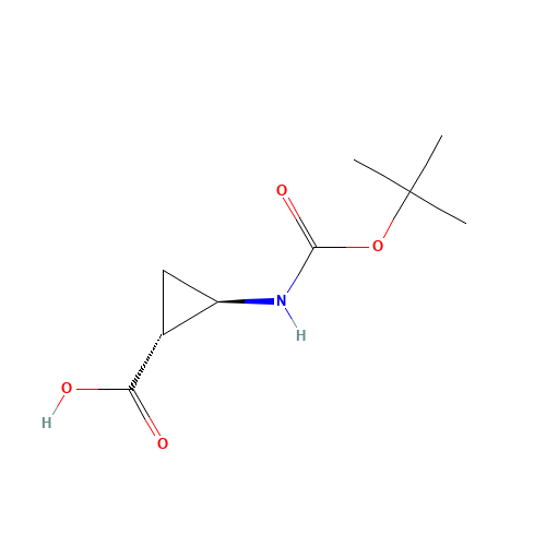 rac-(1R,2R)-2-(((tert-butoxy)carbonyl)amino)cyclopropane-1-carboxylic acid (CAS: 1212381-16-2) - Related Chemical Product